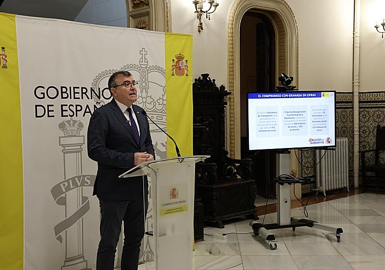 Montilla destaca las inversiones «récord» del Gobierno en Granada para lograr avances sociales y en infraestructuras